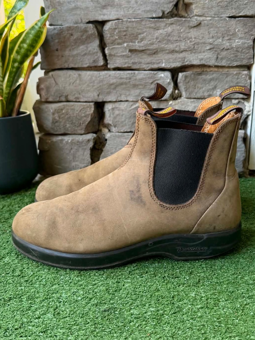 Blundstone Chelsea Tan Leather Women's Boots